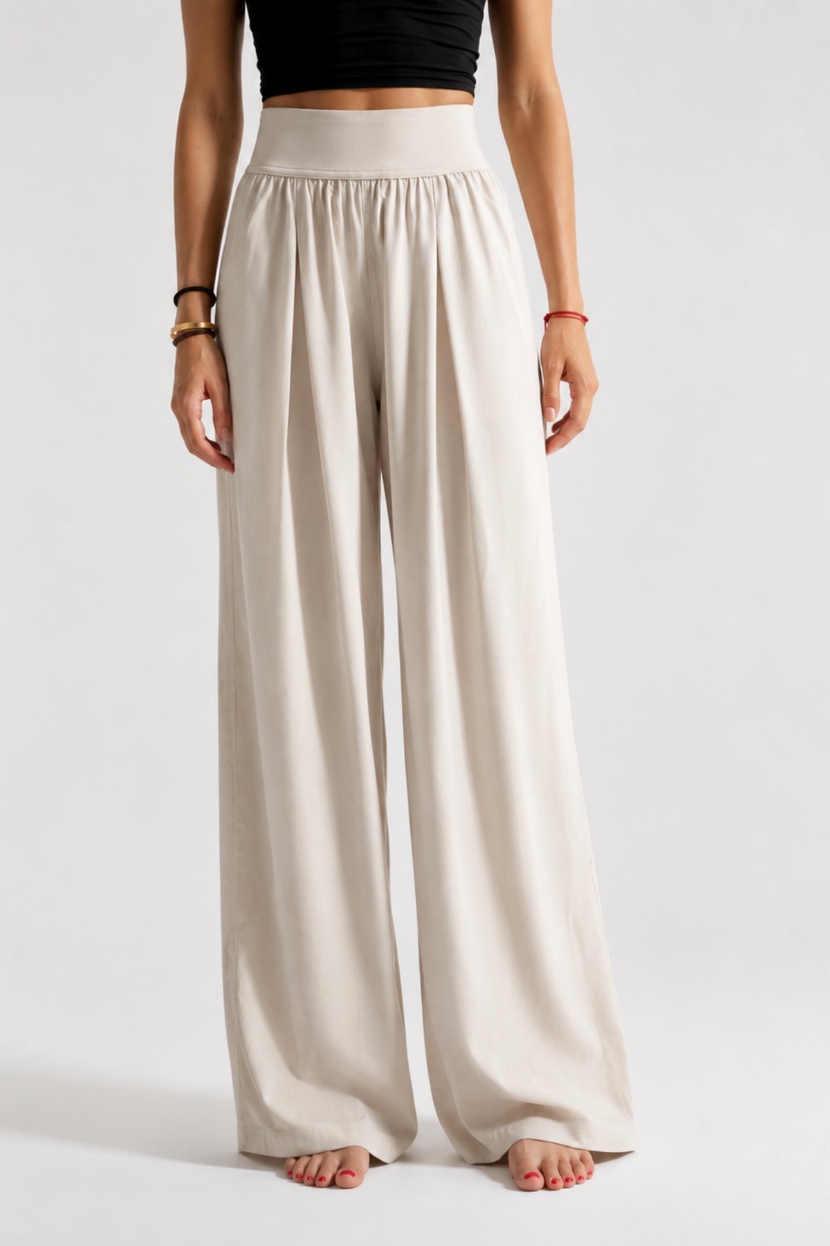 High Waist Cinch Trouser