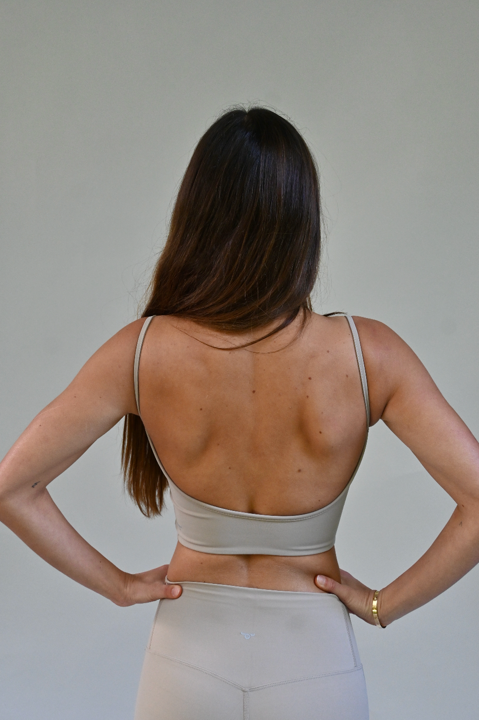 Low-Back Sportsbra Beige