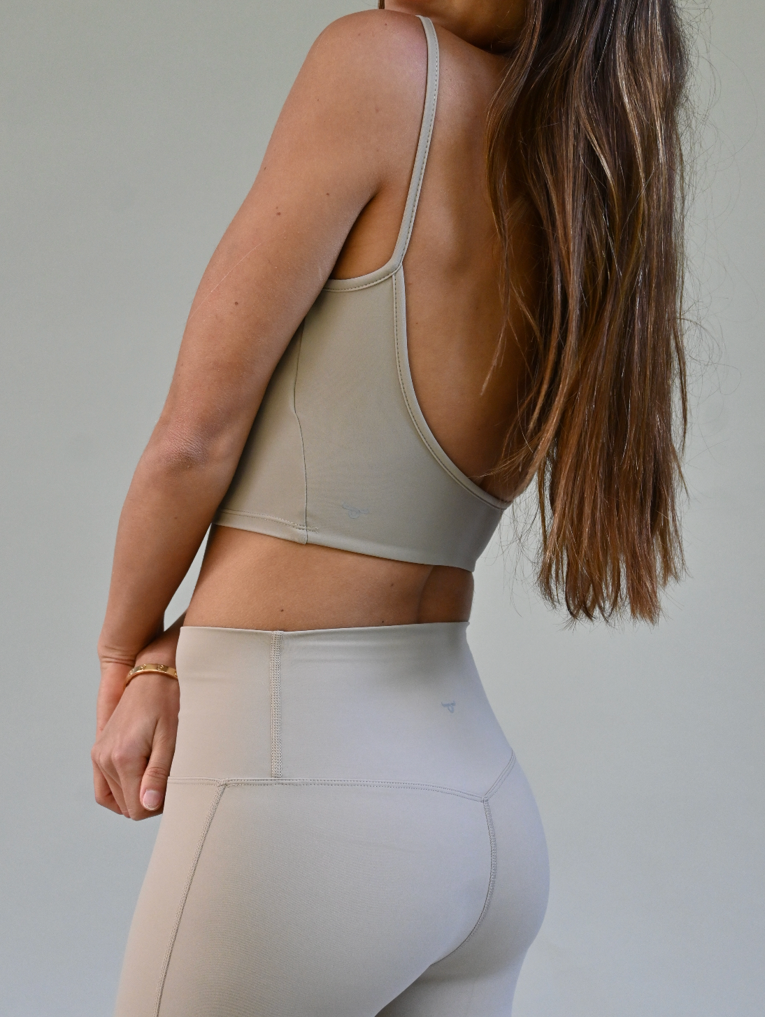 Low-Back Sportsbra Beige